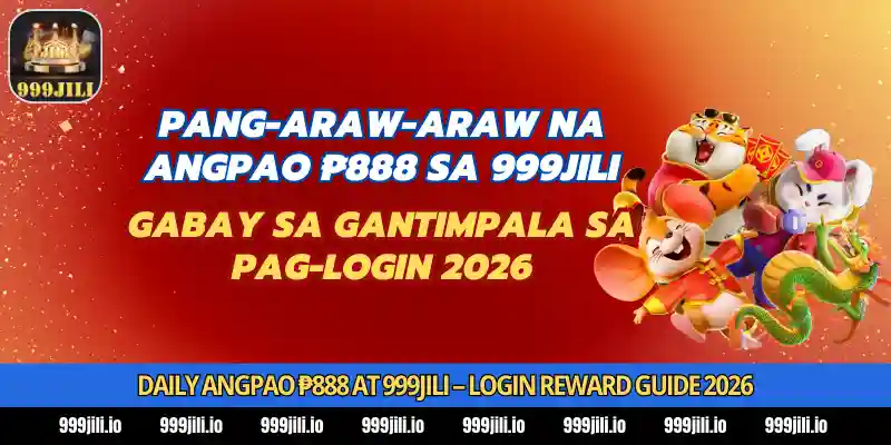 Daily Angpao ₱888 at 999Jili - Login Reward Guide 2026 4 Daily Angpao ₱888 at 999Jili - Login Reward Guide 2026